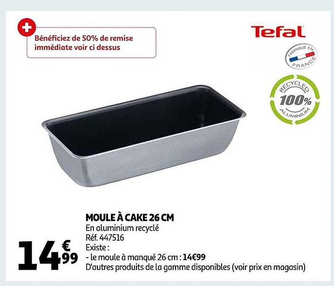 Moule à Cake 26 Cm Tefal