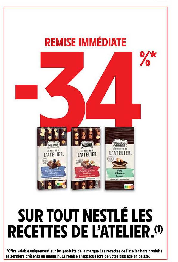 nestlé les recettes de l'atelier