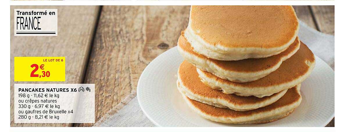Pancakes Natures X6