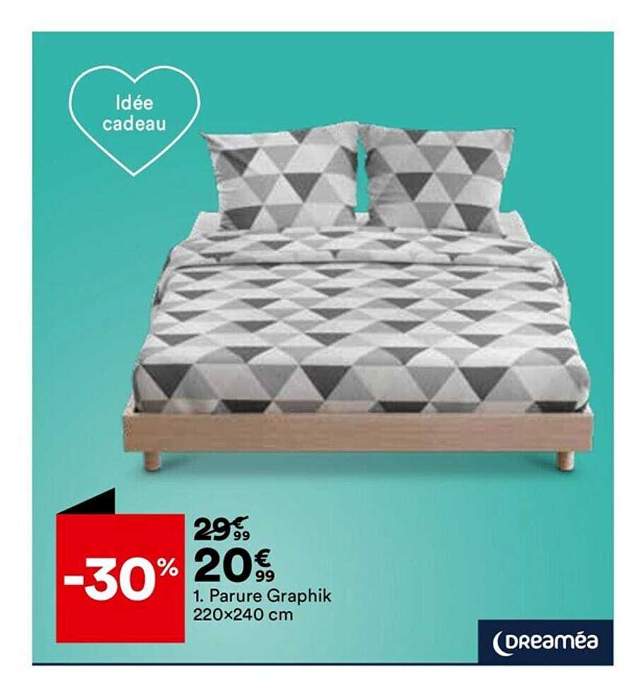 parure graphik 220 x 240 cm dreaméa