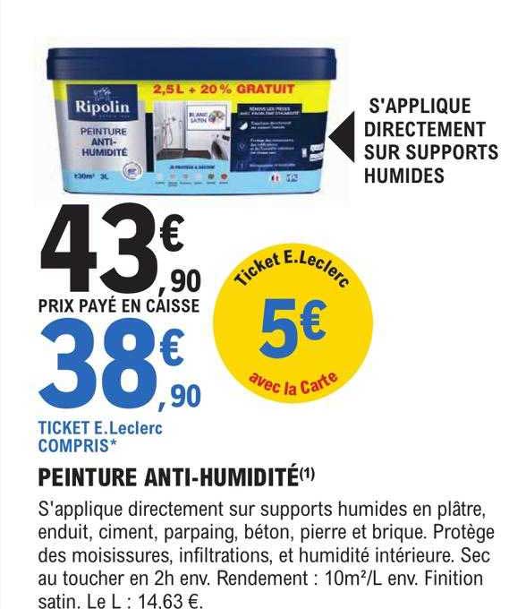 peinture anti-humidité ripolin