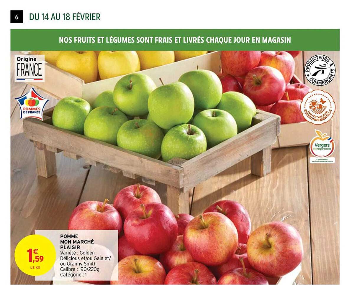 pomme mon marché plaisir