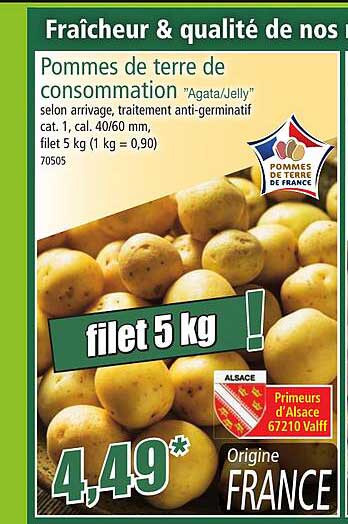 Pommes De Terre De Consommation "agata-jelly"