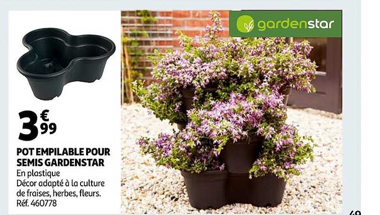 Pot Empilable Pour Semis Gardenstar