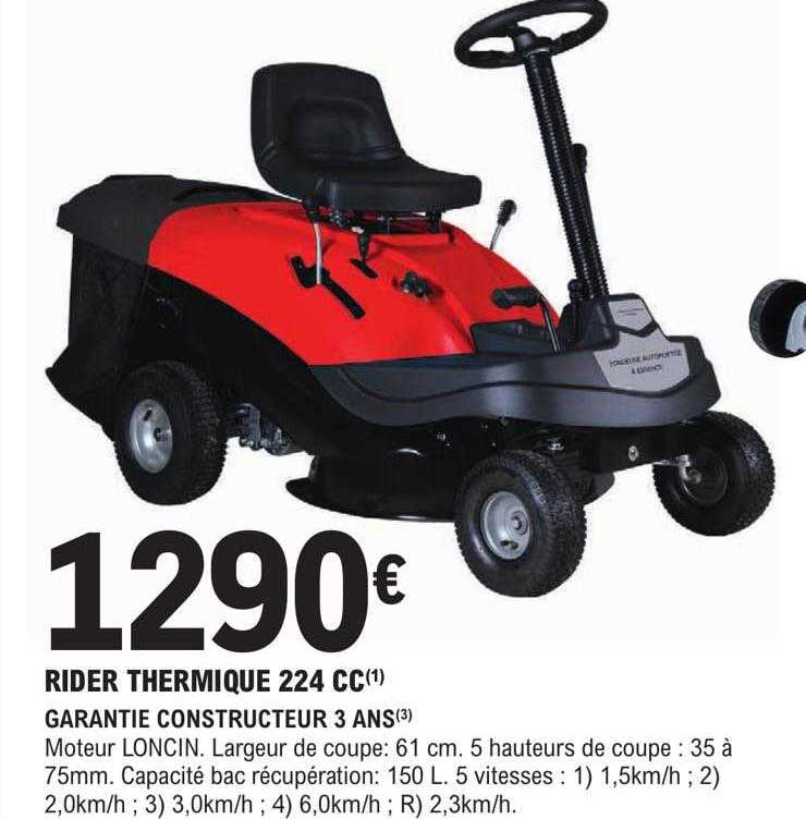 rider thermique 224 cc