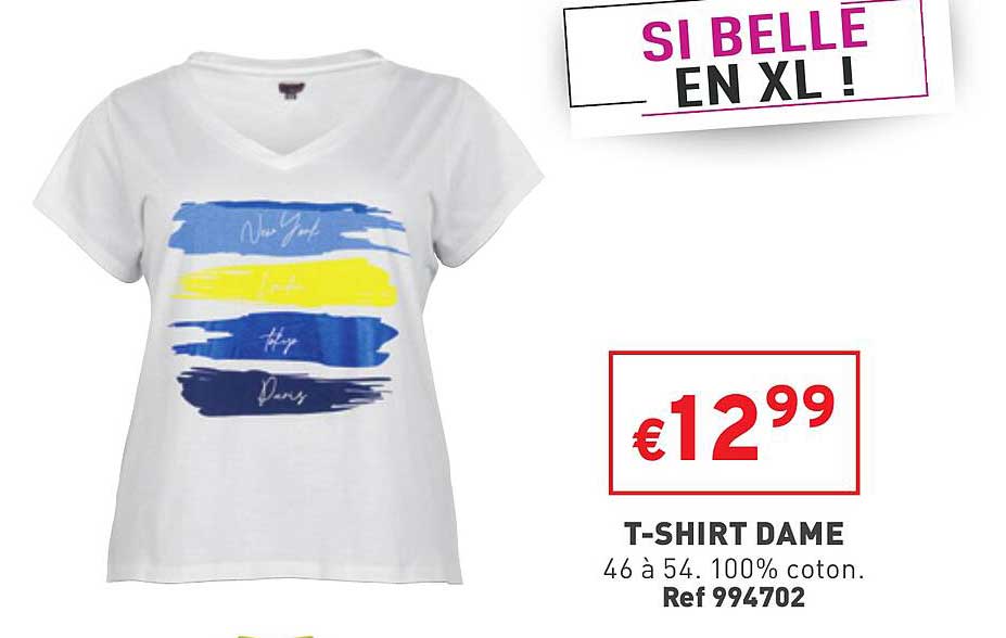 t-shirt dame