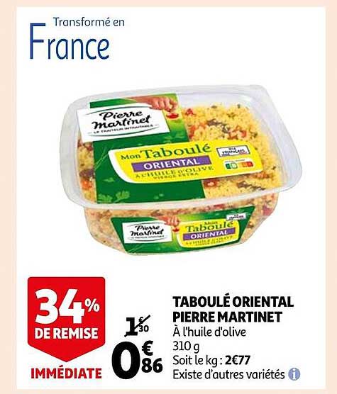 Taboulé Oriental Pierre Martinet