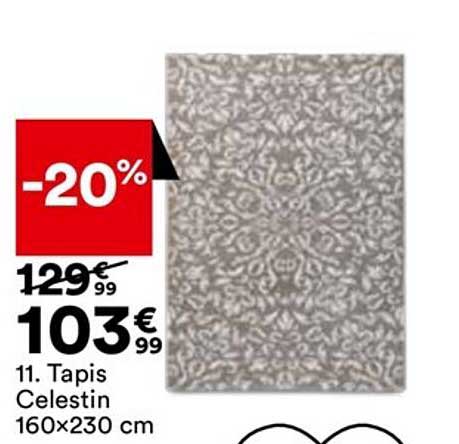 tapis celestin 160 x 230 cm