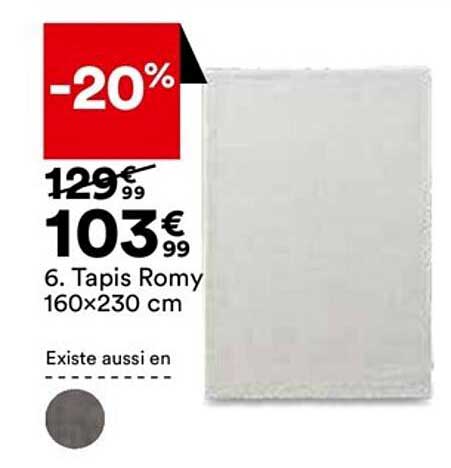 tapis romy 160 x 230 cm
