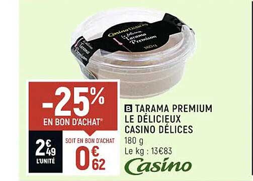 tarama premium le délicieux casino délices