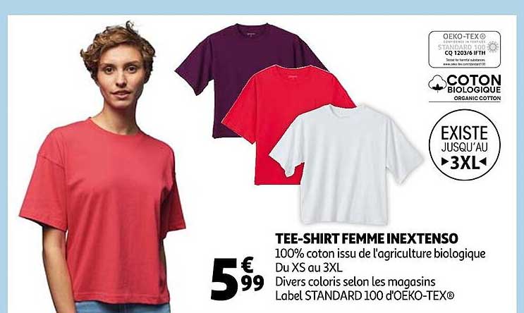 tee-shirt femme inextenso