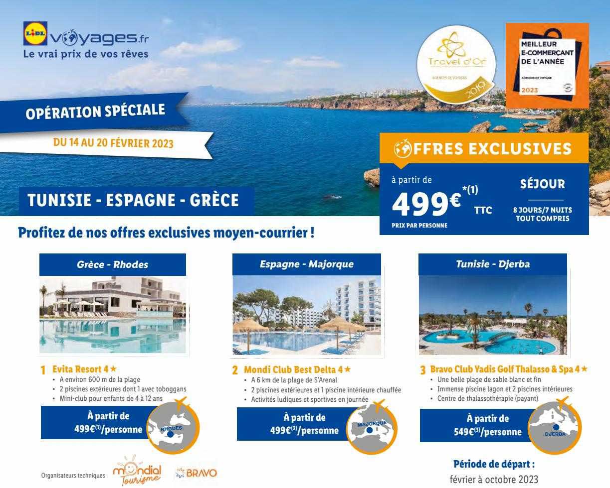 tunisie - espagne - grèce