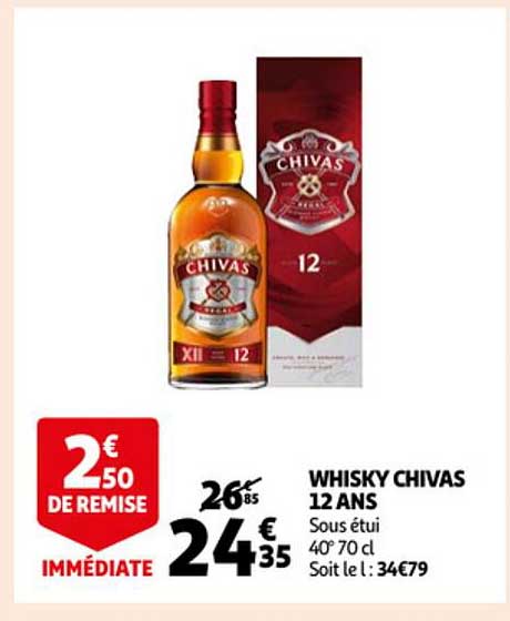 whisky chivas 12 ans