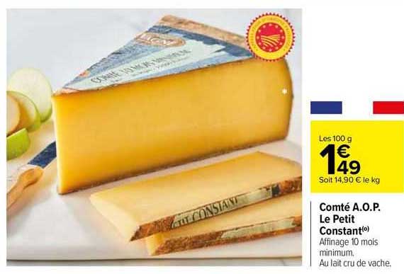 comté a.o.p. le petit constant