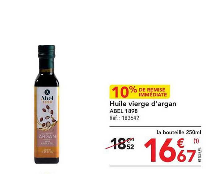 huile vierge d'argan abel 1898