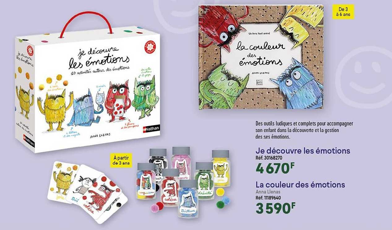 je découvre les émotions, la couleur des émotions