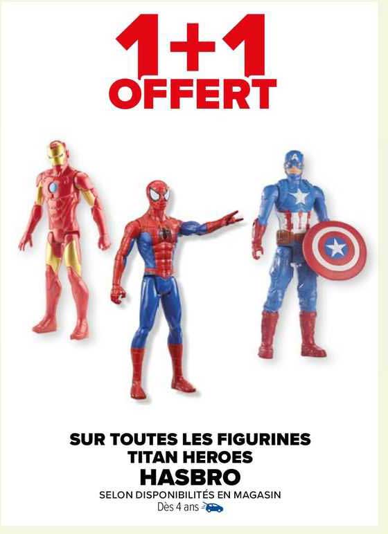 les figurines titan heroes hasbro