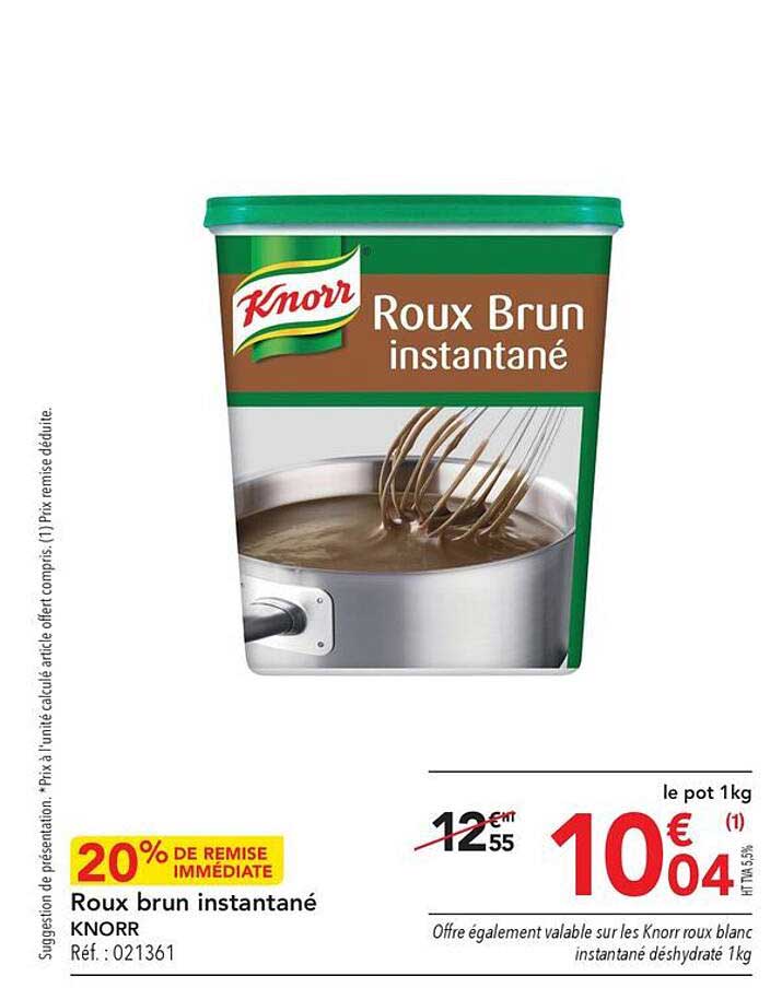 roux brun instantané knorr