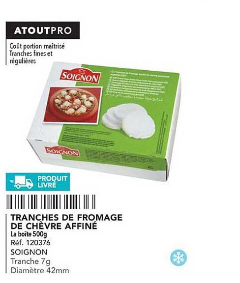 Tranches De Fromage De Chèvre Affiiné