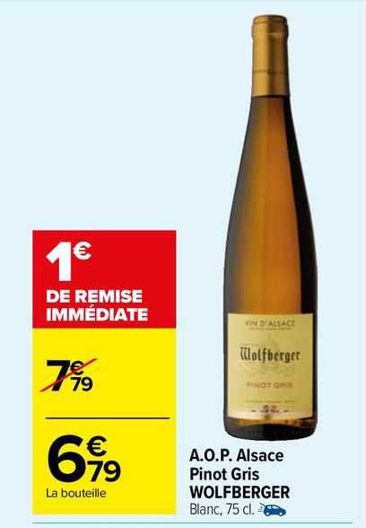 a.o.p. alsace pinot gris wolfberger