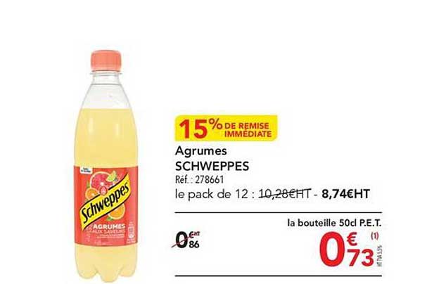 Agrumes Schweppes