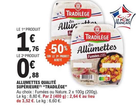 Allumettes Qualité Supérieure "tradilège"
