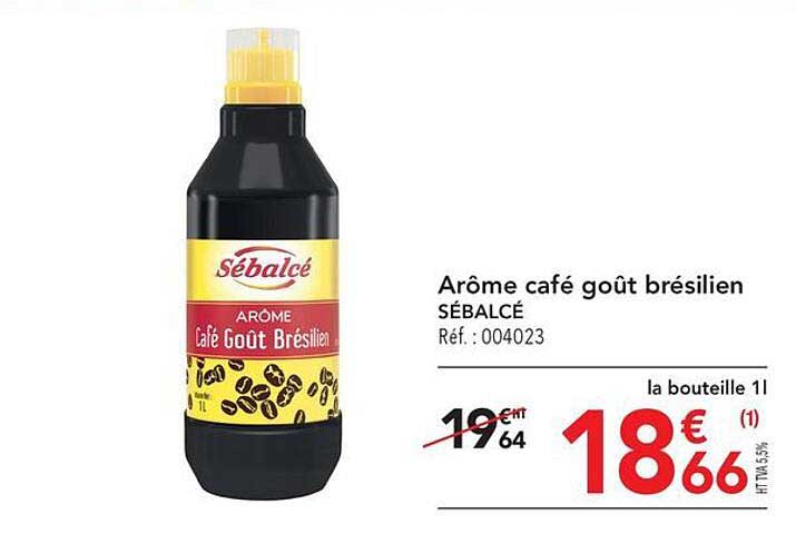 arôme café goût brésilien sébalcé