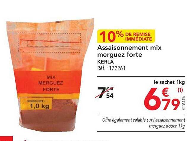assaisonnement mix merguez forte kerla