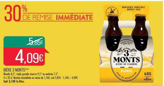 bière 3 monts