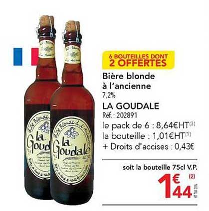 Bière Blonde à L'ancienne La Goudale