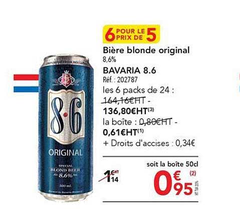 bière blonde original bavaria 8.6