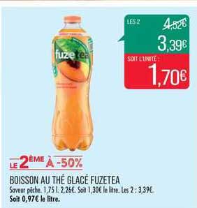 boisson aut thé glacé fuzetea