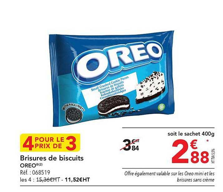 Brisures De Biscuits Oreo