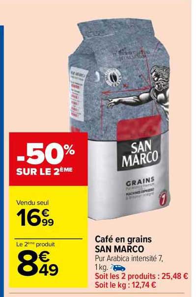 café en grains san marco
