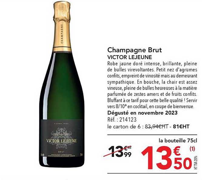 Champagne Brut Victor Lejeune