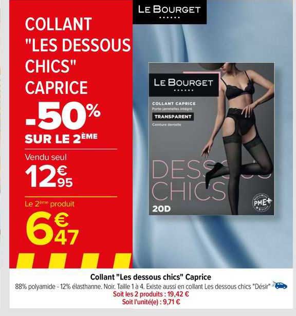 collant "les dessous chics" caprice