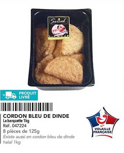Cordon Bleu De Dinde 8 Pièces