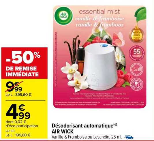 désodorisant automatique air wick