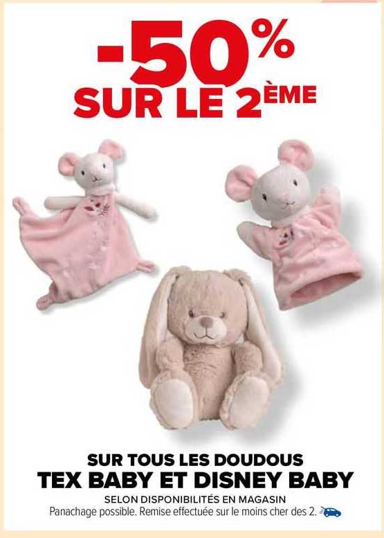 Doudous Tex Baby Et Disney Baby