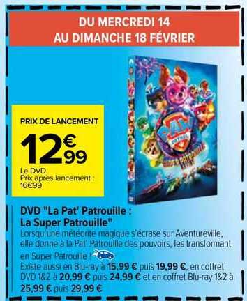 dvd " la pat' patrouille : la super patrouille"