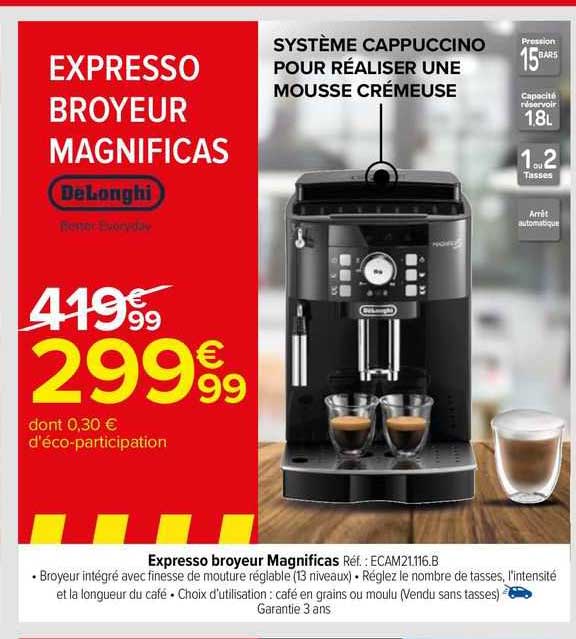 Expresso Broyeur Magnificas
