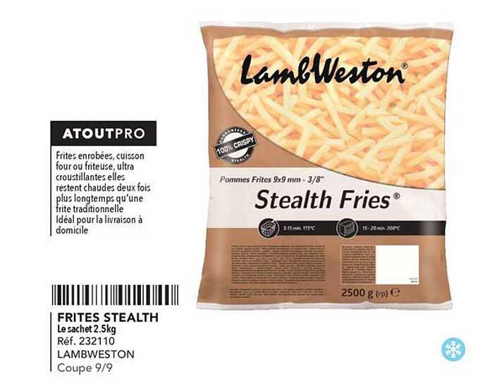 frites stealth lambweston