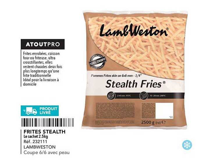 frites stealth lambweston