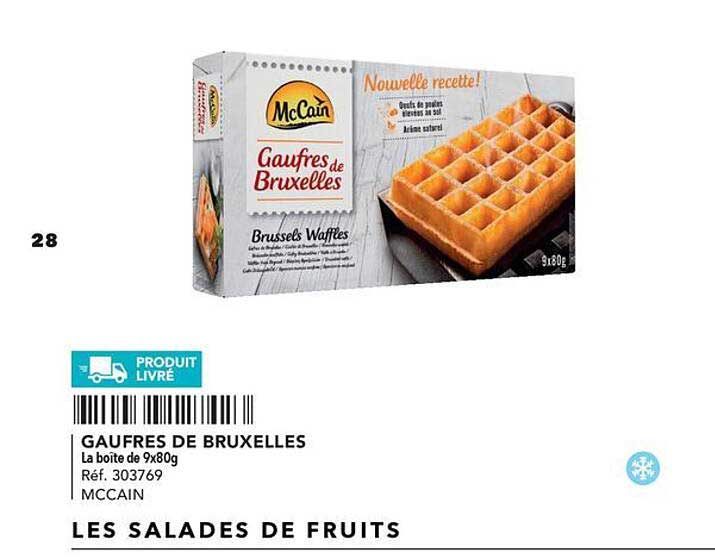 Gaufres De Bruxelles Mccain