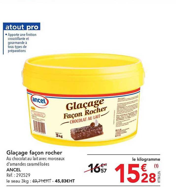 glaçage façon rocher ancel