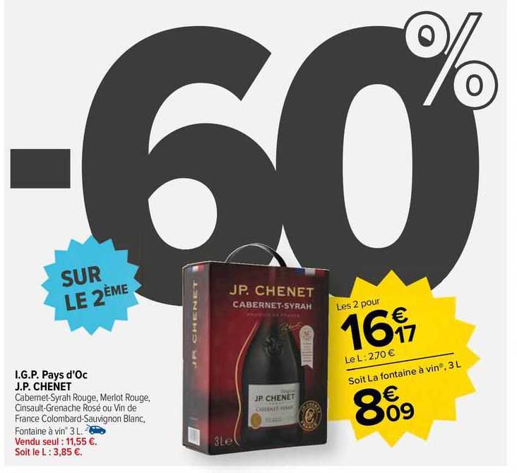 i.g.p. pays d'oc j.p. chenet