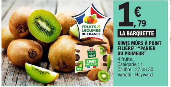 Kiwis Mûrs à Point Filière "panier Du Primeur"