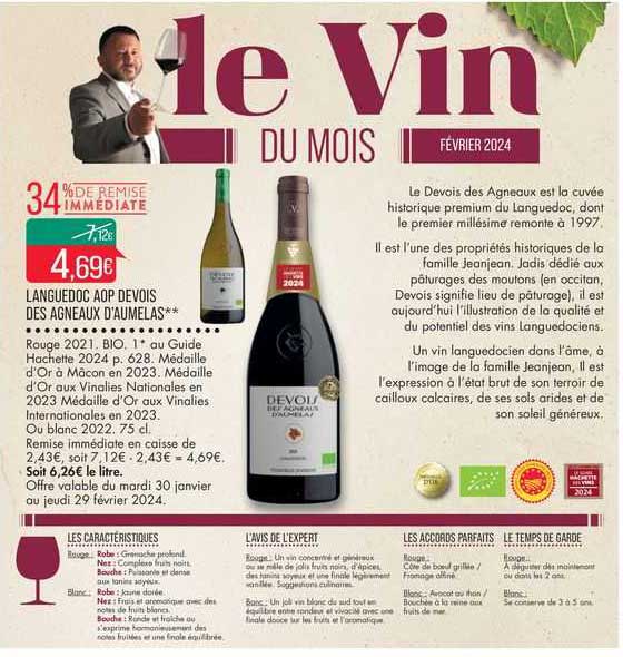 languedoc aop devois des agneaux d'aumelas