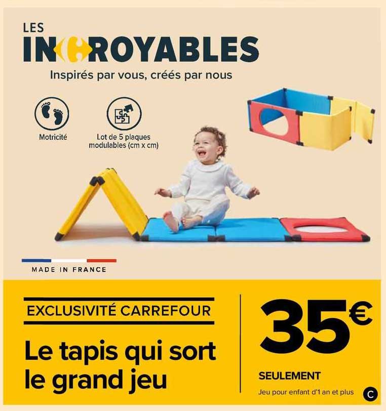 le tapis qui sort le grand jeu