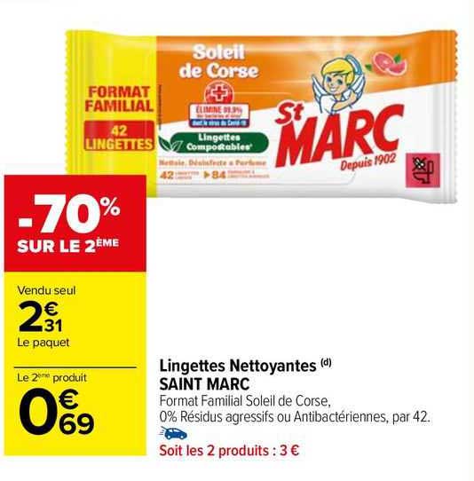 llingettes nettoyantes saint marc